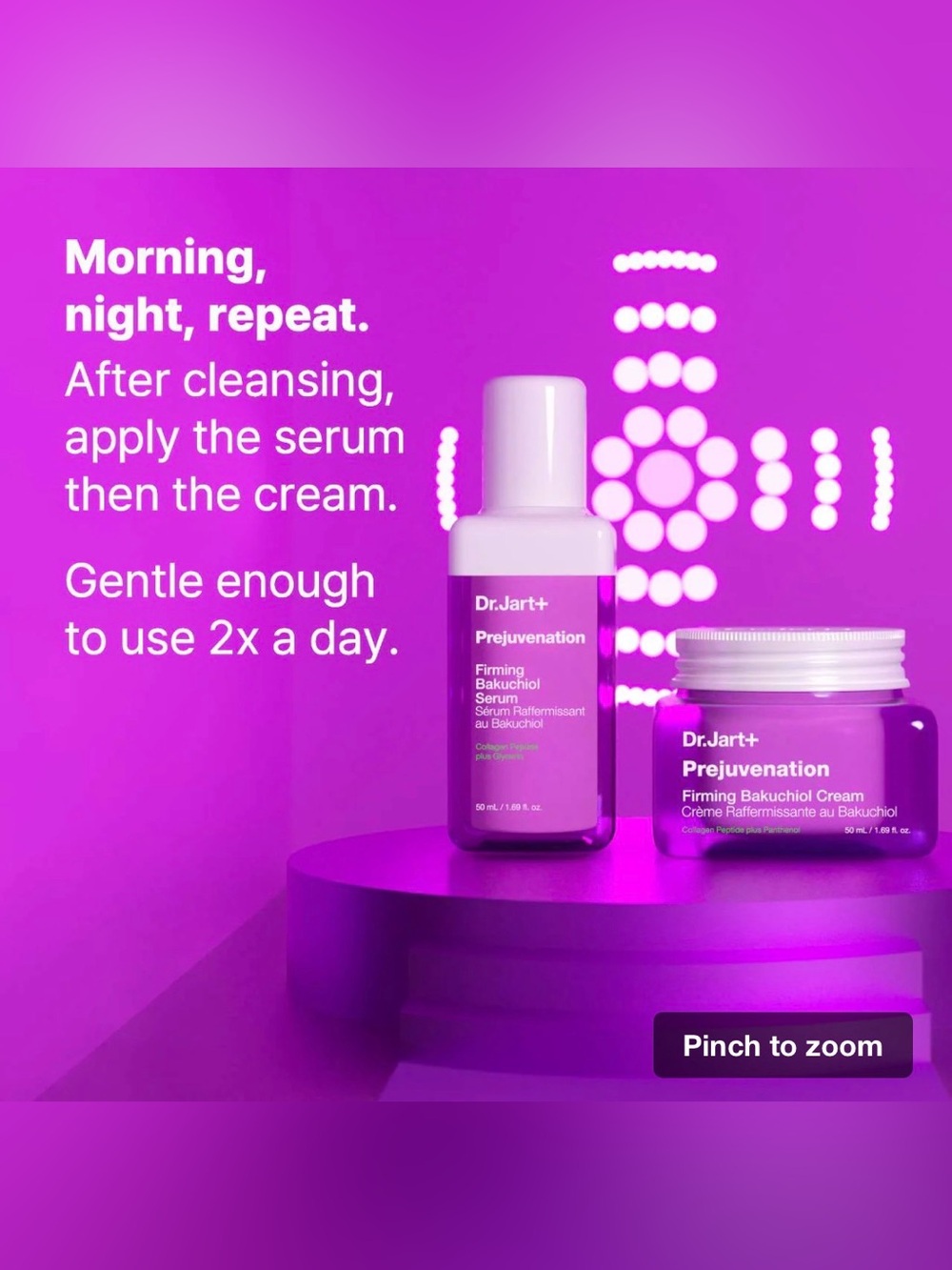 NWT Dr. Jart+ Prejuvenation Firming Bakuchiol Serum for Preventative Aging - Picture 13 of 13